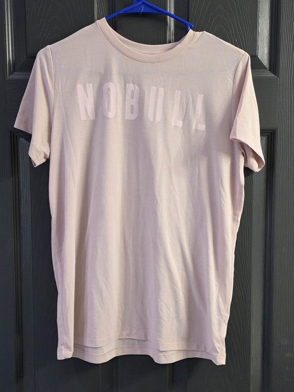 NOBULL Pale Pink Logo Short Sleeve Tee
